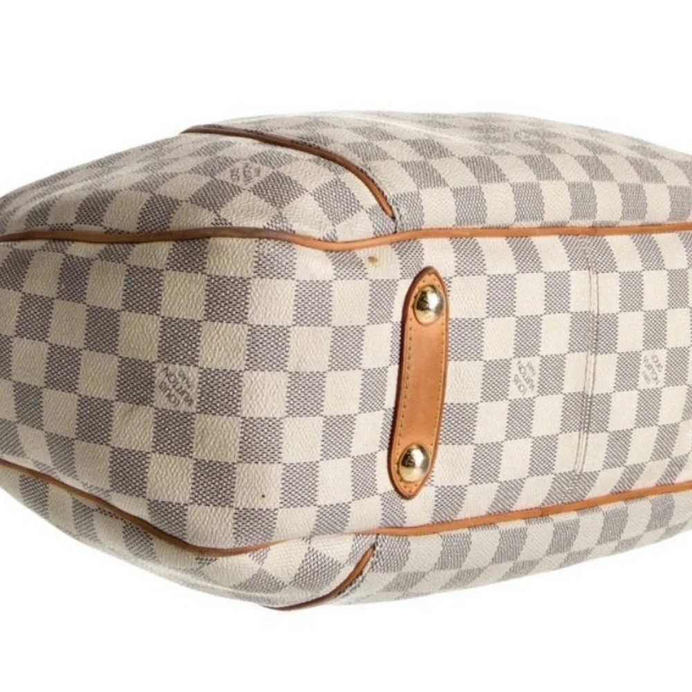 Louis Vuitton Galliera PM Damier Azur Shoulder Bag Authentic